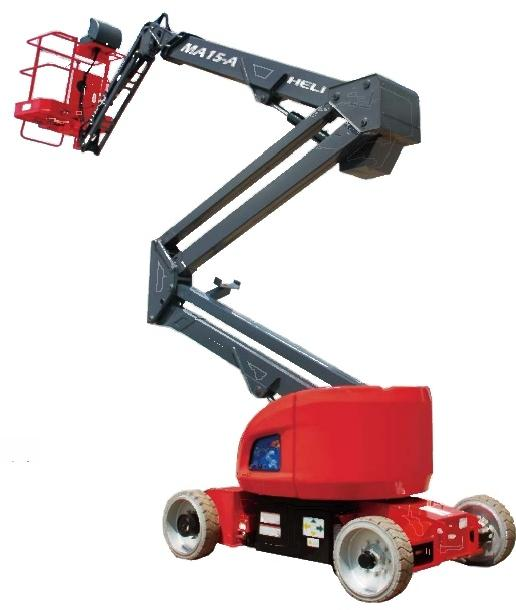 MA15-A 電(diàn)動自(zì)行(xíng)式曲臂型高(gāo)空(kōng)作(zuò)業(yè)平台