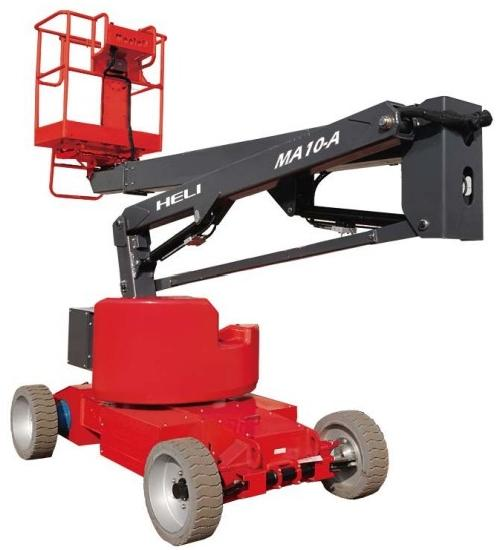 MA10-A 電(diàn)動自(zì)行(xíng)式曲臂型高(gāo)空(kōng)作(zuò)業(yè)平台
